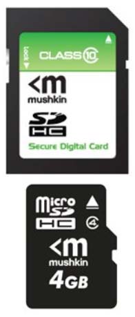 Mushkin вышел на рынок карточек памяти с новинками microSD и SDHC
